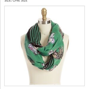 Green scarf